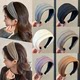 Simple temperament wide-brimmed headband for women 2025 new autumn and winter hair band headband face-showing small non-slip hair band headband
