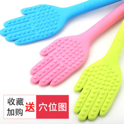 Massage Board for Health Care, Back Massager for the Elderly, Tapping Massage Stick, Fitness Handheld Meridian Tapping Board, Silicone Tapping Board