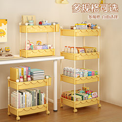 Children's Corner Storage Rack Toy Storage Cabinet Multi-Layer Storage Rack Baby Bookshelf Storage Cabinet Children's Room Corner Cabinet