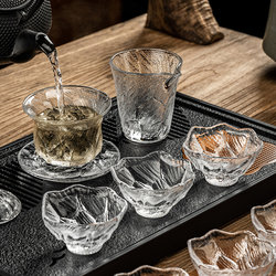 Chinese-Style Glass Kung Fu Tea Set 2024 New Model for Home Use, High-End Tea Cups and Gaiwan Set with a Sense of Sophistication