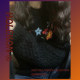 HoleKon/Heavy Industry Vintage Sweater Retro Embroidery Medieval Vintage Sweater Pullover Niche Crochet Top