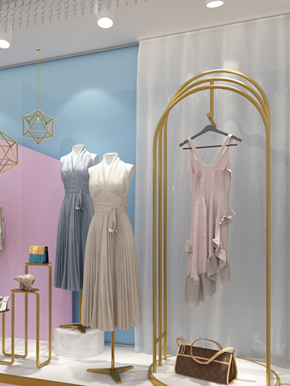 服装店橱窗展示架 女装装饰道具