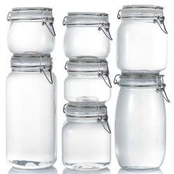 Sealed Jar Glass Food Bottle Honey Lemon Passion Fruit Wine Pickle Jar Household Storage Jar