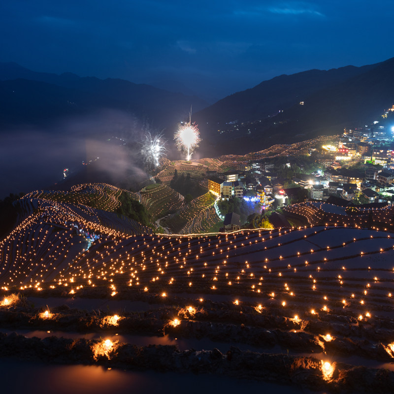 桂林+北海+涠洲岛+德天跨国大瀑布10天9晚跟团游北海银滩兴坪漓江