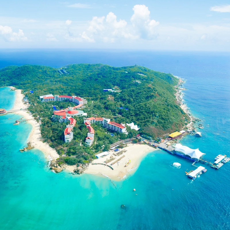 含机票海南三亚旅游4天3晚跟团游亲子纯玩四日游艇小团亚特兰蒂斯