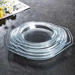 Microwave Oven Splash-Proof Oil Cover, Heat-Resistant Glass Oven Bowl and Plate Cover, Steamer, Air Fryer Special Cover with Lid Bowl