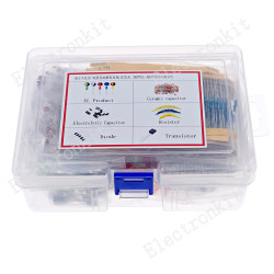 Seven Common Component Kits Including Resistors, Capacitors, Transistors, Diodes, Mixed DIY Repair and Experimental Electronic Components