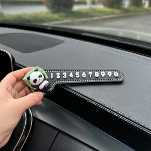 Car temporary parking, calling the phone free of charge, the hidden car creative moving in -car degraded supplies ornaments