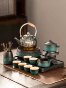 Bếp gốm điện trà nồi hơi trà bếp thủy tinh gia đình ấm đun nước hấp ấm trà gốm lười tự động bộ trà