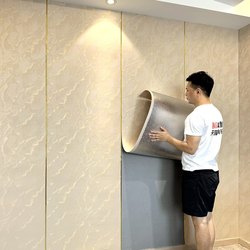 Wall Covering Self-Adhesive Light Luxury Tv Background Wallpaper Living Room Bedroom Wall Covering Renovation Headboard Soft Wall Panel Decorative Wallpaper