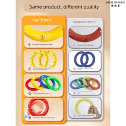 Kindergarten Sound-Generating Gymnastics Rings, Morning Exercise Equipment, Gymnastics Hoops, Plastic Dance Bracelets, Children's Hand Bells