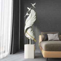 Living Room Decorations, Large Floor-Standing Decorations, Modern Soft Furnishings Next to the Sofa and Tv Cabinet, Light Luxury and Elegant Home Accessories