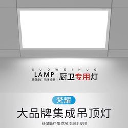 Integrated Ceiling Led Light for Kitchen, Bathroom, Toilet, Ceiling Light Panel, Ceiling Recessed Aluminum Gusset Board