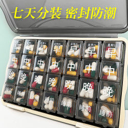 Medicine Box for Home Use, Medicine Storage Box, Household Medicine Box, Family Medicine Organizer, Portable for the Elderly