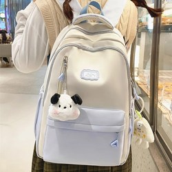 High School Student Backpack for Girls, Large Capacity, Sturdy and Durable, Good-Looking, Waterproof and Dirt-Resistant, 2025 New Model, Special Backpack for Middle and High School Students, Ultra-Lightweight, Suitable for Third to Sixth Grade, Pressure-Resistant