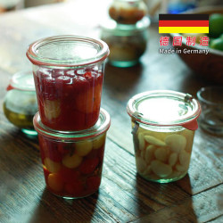 German imported weck mold glass sealed jar mason jar honey yogurt jam bottle storage jar