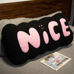 Creative Nice Bedside Pillow, New Style Bed Sofa Nap Cushion, Sleeping Hug Pillow, Bedside Soft Backrest