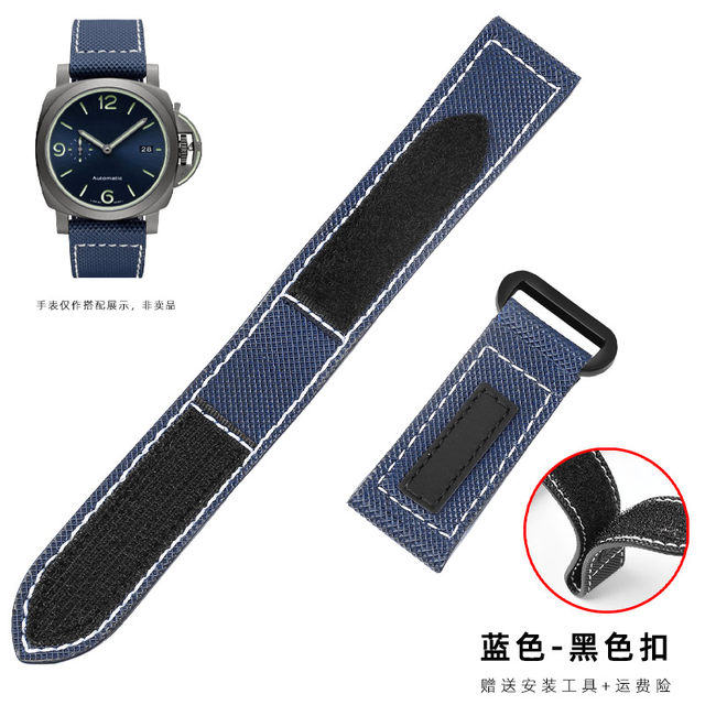 Suitable for Panerai Velcro Pam1118 1119 01661 Lumino 44mm dial watch strap 24mm men