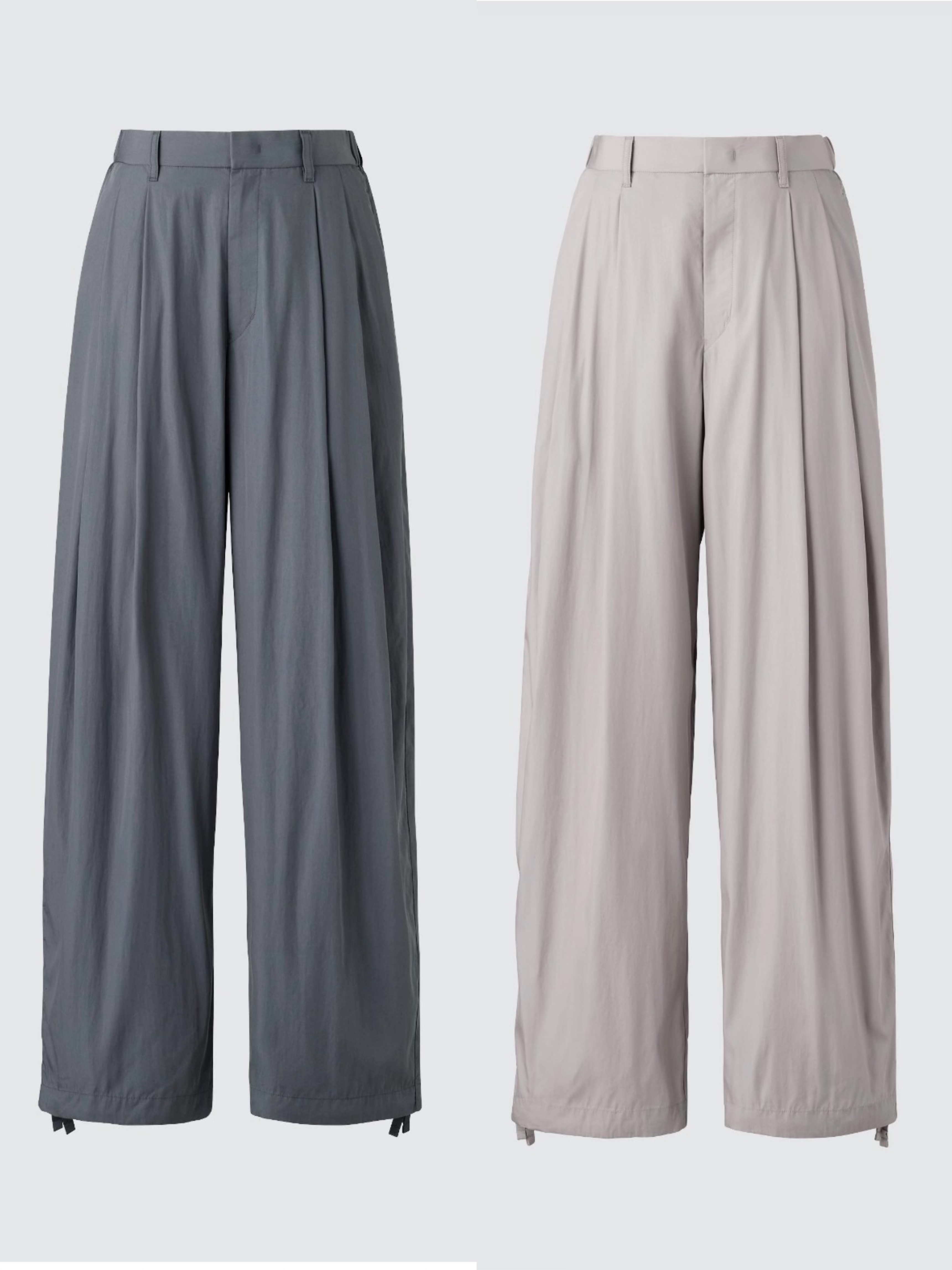 UNIQLO модель сотрудничества 484034 женские повседневные плиссированные брюки 26 весенне-летний новый стиль