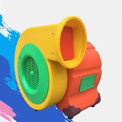 Jumping bed trampoline inflatable tent toy castle children's play inflatable slide plastic shell fan