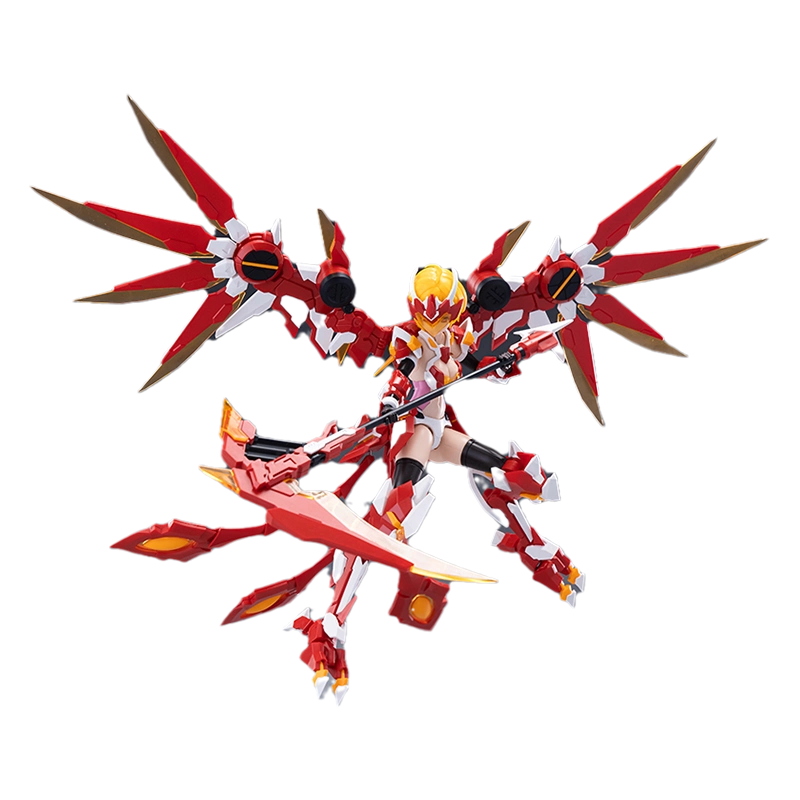 御模道 オリジナル機娘シリーズ 四圣兽 朱雀机娘 H=160mm フィギュア専門店 -ソダチトイズ / 御模道 オリジナル機娘