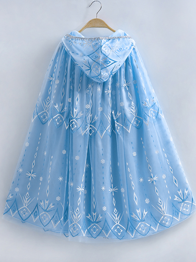アナと雪の女王 エルサ ケープ 女の子用 - プリンセス ショール