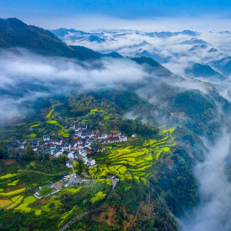 婺源篁岭+江岭/李坑一日游 含篁岭索道120元/人