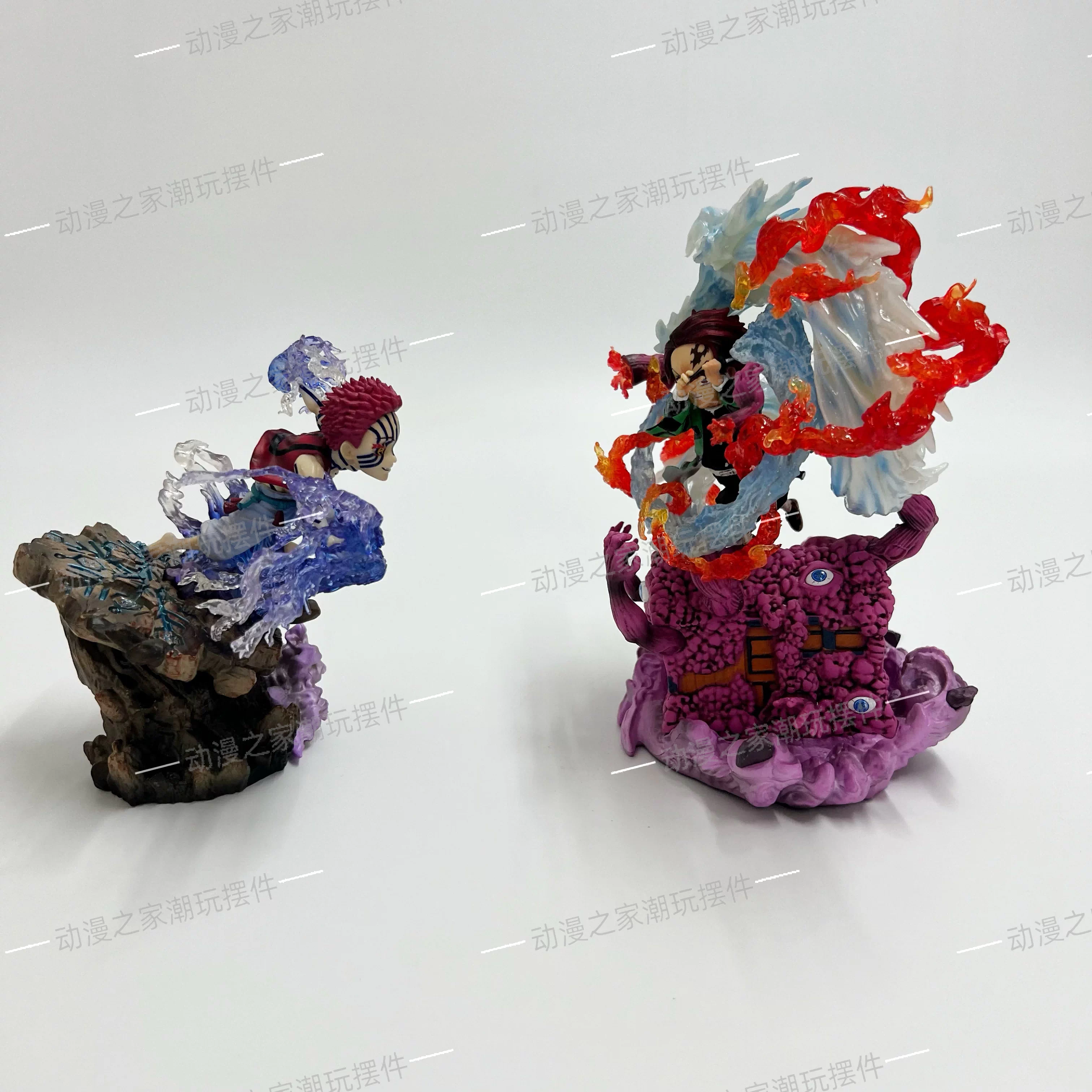 鬼灭之刃水之呼吸G5炭治郎上弦之参猗窝座手办模型摆件礼物-Taobao