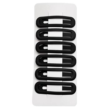 Black simple hair clip for women with broken forehead and bangs hair clip