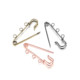 Xinyi DIY handmade jewelry accessories, various metal circle large brooches, clothing safety buckle pins, special-shaped pins