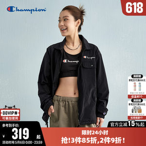 
Champion Champion Jacket Women's 26 Spring New Embroidered Zipper Cursive Logo Couple Sports Casual Jacket Men