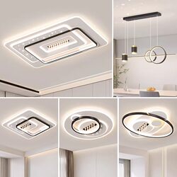 2026 New Minimalist Living Room Lamp Modern Simple Dining Room Bedroom Main Light Super Bright Led Ceiling Light Zhongshan Lighting Fixtures