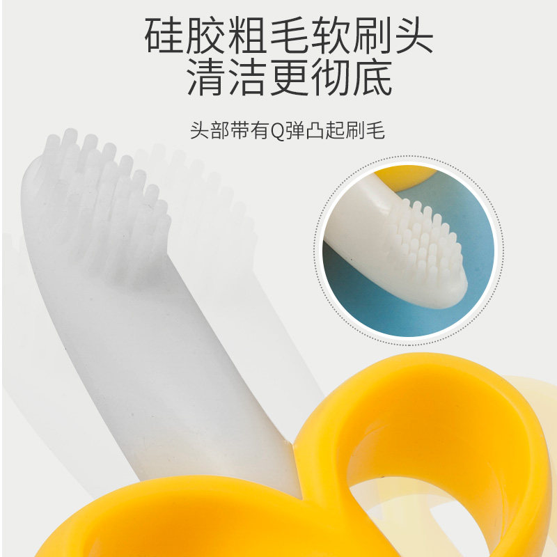 Haakaa Anneau De Dentition Bébé Forme Paume - 100% Silicone Alimentaire Sans BPA, Soulage Gencives, Cadeau Naissance Idéal
