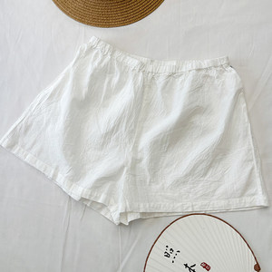 
[Zhaobentang] Cotton and linen comfortable breathable shorts for men and women, the same style of home loose underwear (30 pieces) M2539