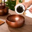 ấm trà kim loại Zhushantang đồng handmade trà rửa lớn lưu vực rửa hộ gia đình đồng bút rửa trà rửa bình Kung Fu trà phụ kiện ấm đồng ấm pha trà bằng đồng 