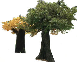 Manufacturer's simulated plant tree, customized artificial banyan tree, simulated tree, shopping mall, square, garden, viewing green plant