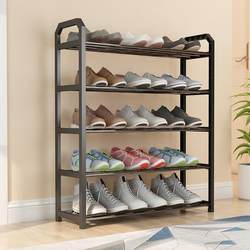 Thick Steel Pipe Shoe Cabinet for Home Use, Entryway, Outdoor Corridor, Elevator Entrance, Single Row, Multi-Layer, Narrow, Small Shoe Rack