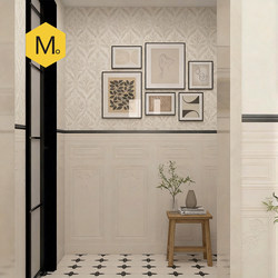 French-Style Imitation Wallpaper, Cream-Style Retro Tiles, Nanyang Bathroom Tiles, Farolan Kitchen Wall Tiles, Non-Slip Floor Tiles