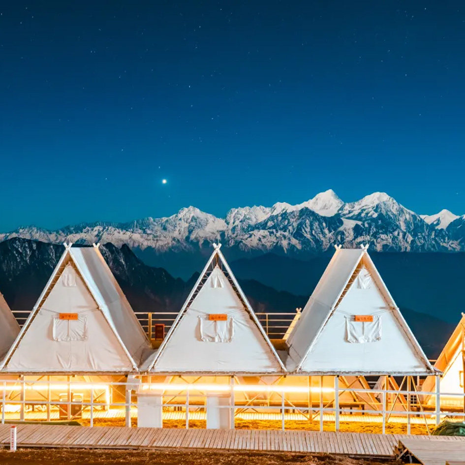 川西小环线5天四姑娘山双桥沟牛背山墨石公园八郎生都中路藏寨