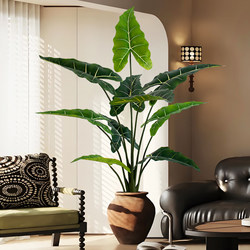 Simulated Green Plant Calla Tree Salian Indoor Living Room High-End Light Luxury Decorative Ornaments Large Bionic Plant Artificial Tree