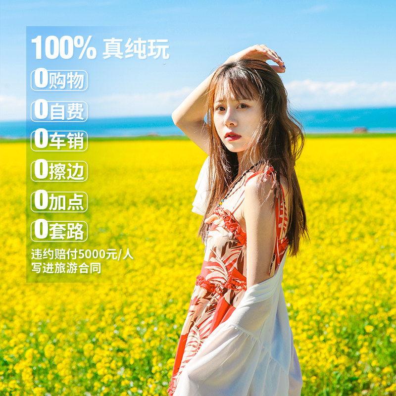 青海旅游西北大环线八日游西宁敦煌茶卡盐湖青海湖8天7晚纯玩跟团