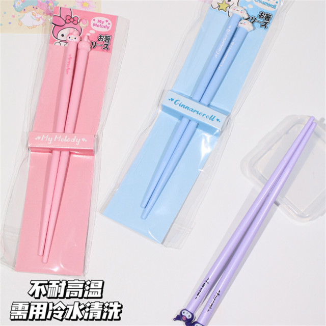 Cute big head print children s chopsticks cinnamon dog practice