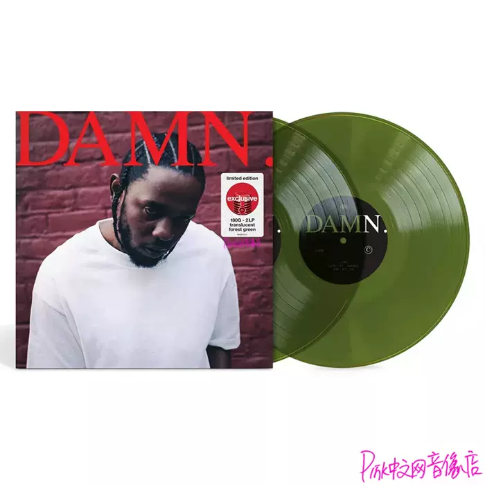 Kendrick Lamar Damn. 限量绿胶2LP 黑胶唱片-Taobao