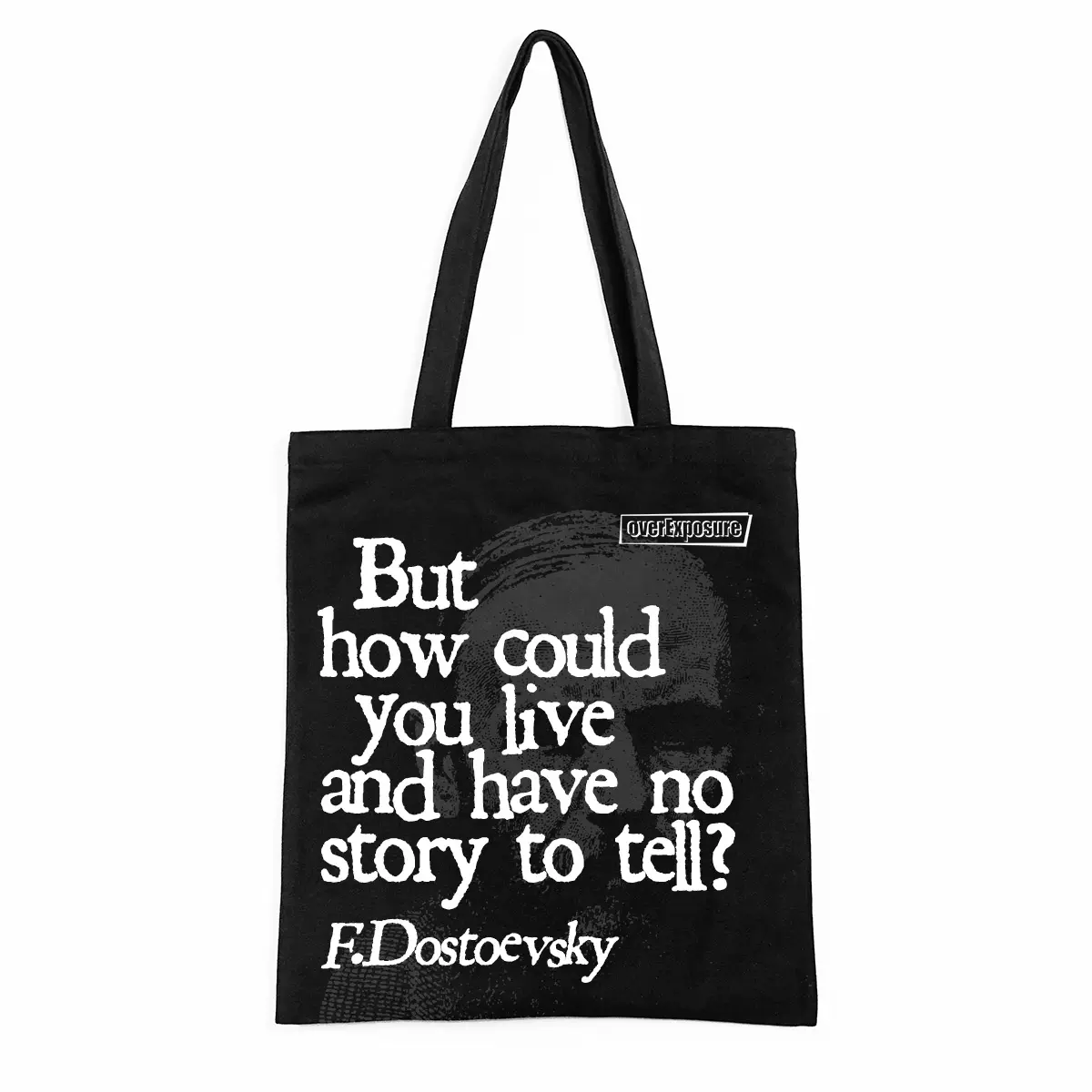 荒诞主义与真爱加缪单肩拉链帆布袋包手提购物环保学生小众文艺