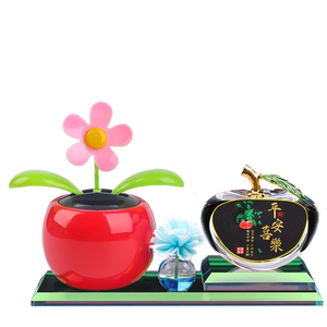 Car accessories Car perfume Aromatherapy Solar flower Apple car interior accessories Accessories