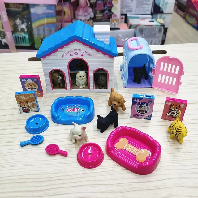 Children's Pretend Play Dog and Pet Shop, Cat Groomer, Boys and Girls ...