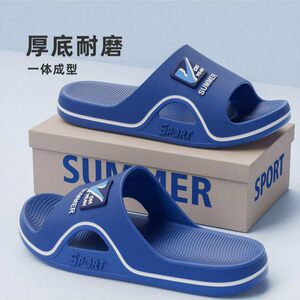 
Men's summer men's new thickened wear-resistant thick-soled soft-soled home and outdoor wear indoor bathroom bathing non-slip slippers