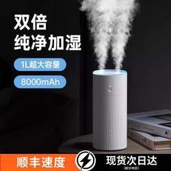 Mini Humidifier for Home, Office, Desktop, Bedroom, Dormitory, Students, Indoor Use, Pregnant Women, Babies, Wireless, Portable, Rechargeable, Usb, Air Hydration, Quiet, Tabletop, Aromatherapy, Night Light, Winter