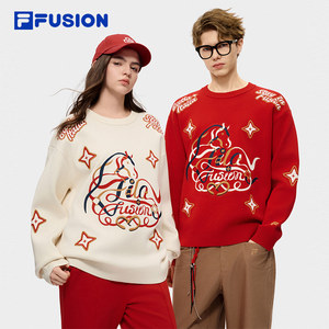 
Take off immediately Dimitri co-branded FILA FUSION trendy New Year sweater T11U612402F