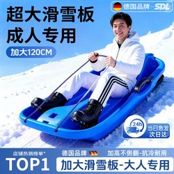 Adult Ski Sled, Adult and Children's Enlarged and Thickened Double-Person Grass Sled, Outdoor Lawn Cushion, Snow Sled, Snow Sledge